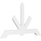 Ekena Millwork Vanguard Architectural Grade PVC Gable Bracket, 84"W x 49"H x 2"D x 6"F, 14/12 Pitch GBP084X49X0206VAN00 - alternate 1